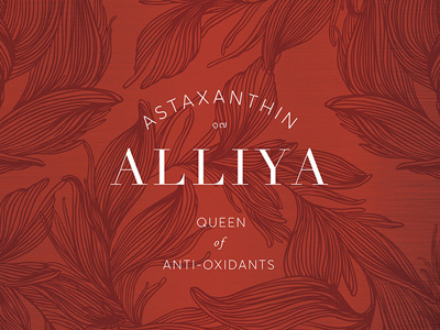 Alliya, Thailand astaxanthin branding logo thailand