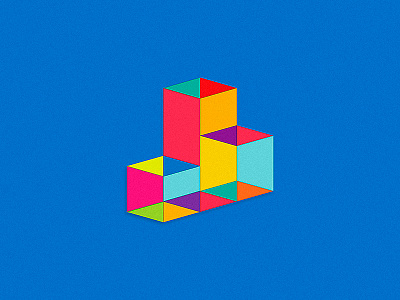Community Living Centres abstract blocks buidlings colorful home icon pattern shapes square triangle