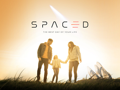 Spaced Challenge - Branding branding future icon logo minimal sleek space spacedchallenge wordmark