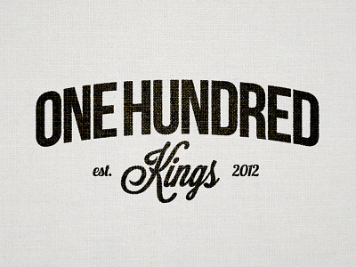 One Hundred Kings clothing grunge hats logo onehundredkings patches retro seamz skateboard texture typography