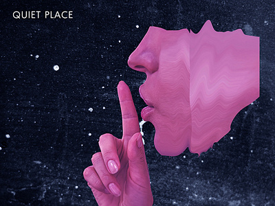 Ornatus Record Cover Design - Quiet place design distortion