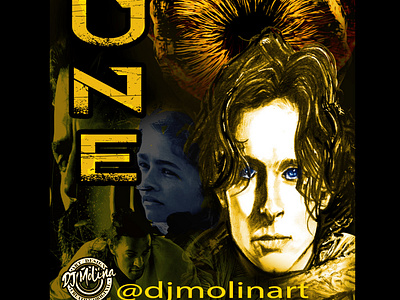 dunne branding cinema design dune graphic design illustration movie pencil portrait realitic