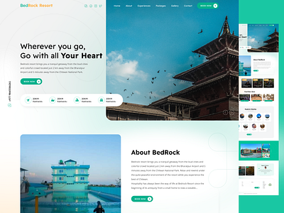 Resort Website Template resort resort website template ui