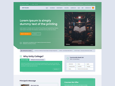 Collage Website Template