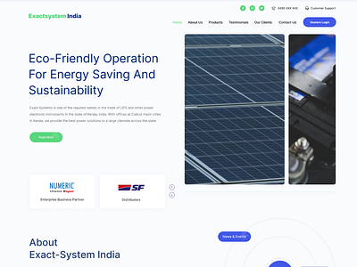 Energy Website Template