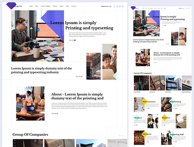 Holding Company Website Template blue holding holding company multi purpose ux website template white