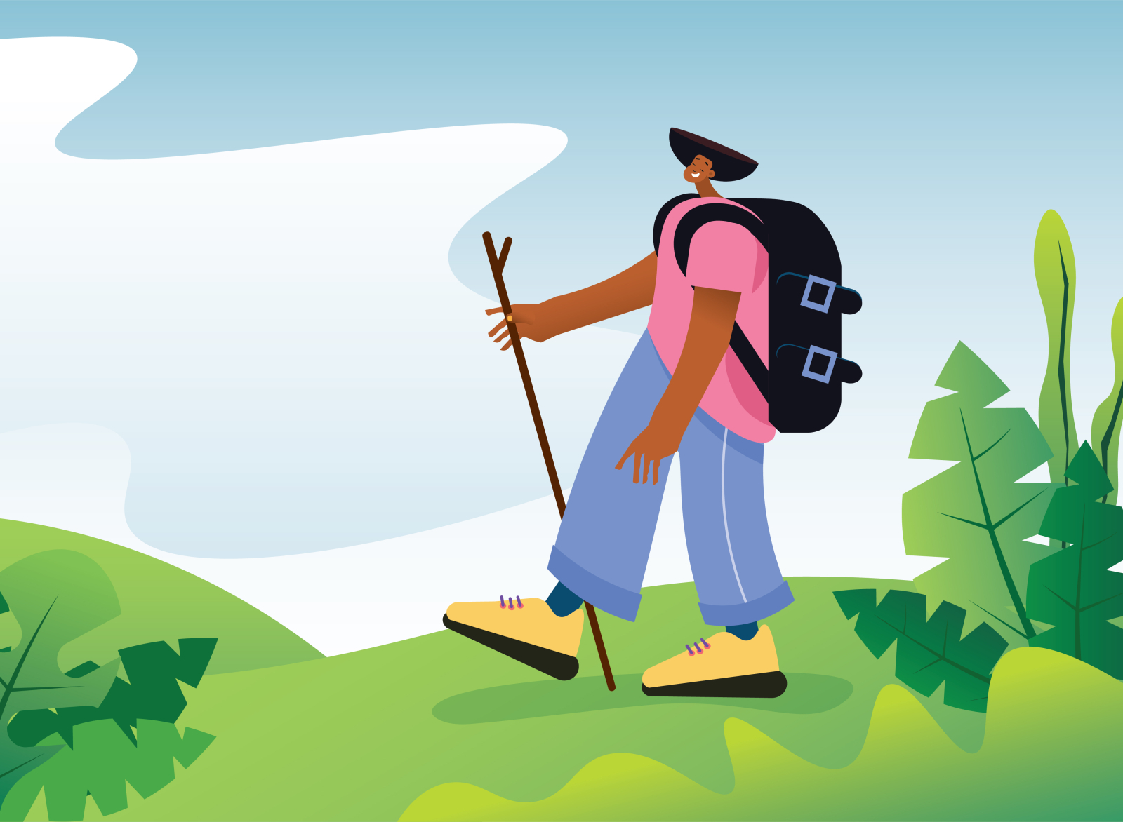 go for a little walk by Rotoscopula on Dribbble