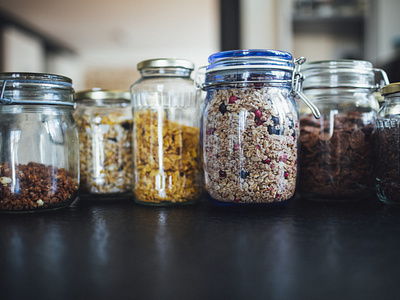 Zero Waste Lifestyle Cereal Muesli in Glass