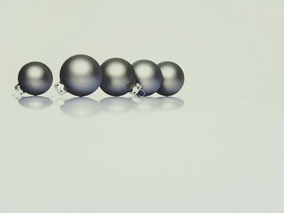 Silver Christmas Balls