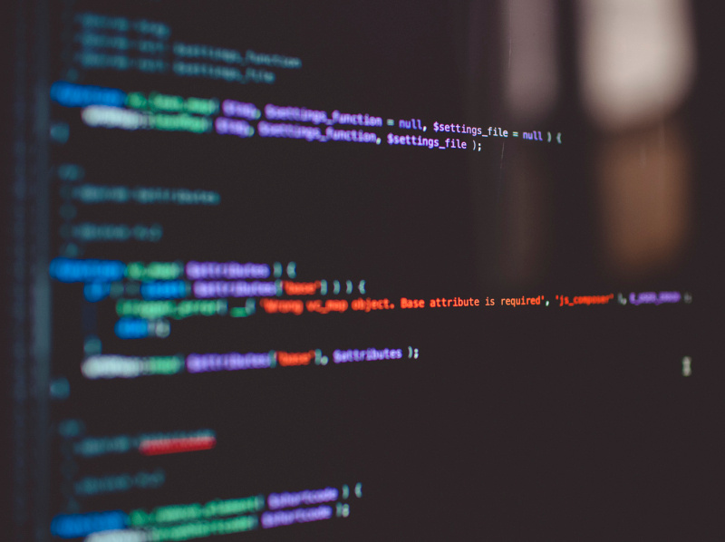 Binary Source Code Webdesign by Markus Spiske on Dribbble