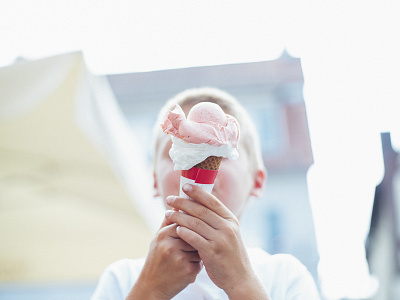 Kid With Ice Cream