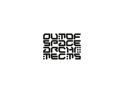 Out Of Space Architects 90s architect architecture building dots futurism futuristic logo logotype space