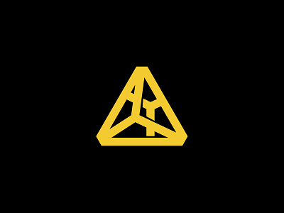 Pyramid construction icon logo pyramid triangular