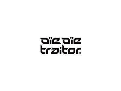 Die Die Traitor 90s die dj electronic logo logotype music traitor