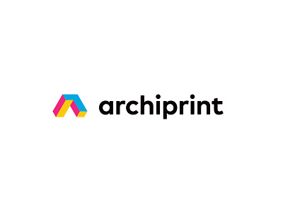 Archiprint architecture branding cmyk facade icon illustration logo print printing