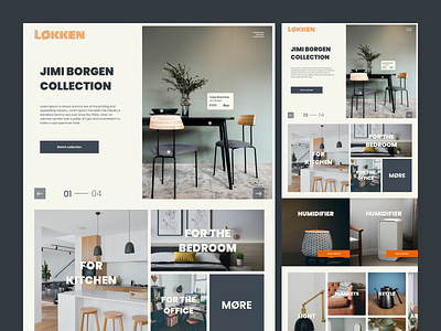 Løkken online store of design products for home
