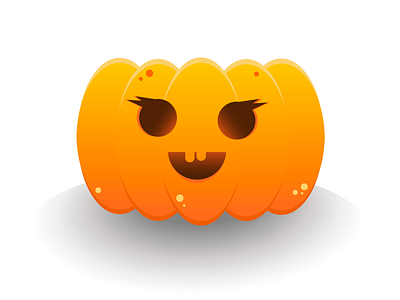Pumpkin icon for halloween halloween holiday icon illustration orange pumpkin
