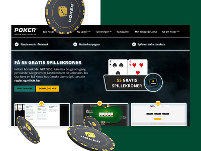 Poker webdesign