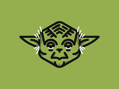 Yoda green icon jedi stamp starwars yoda