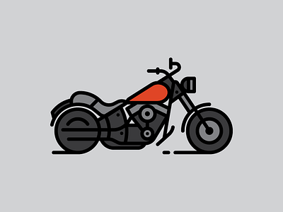 muscle bike icon speed