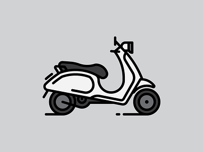 Scoot moped scooter vespa