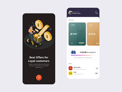 Loyalty Cashback App Concept