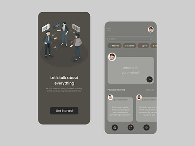 Discussion App concept