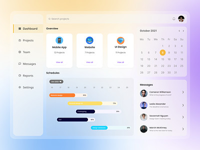 Project Planning Dashboard app app design best best dribble shot best ui cards clean community dashboard dribble best shot glassmorphic minimal mobile app monochrome project management ui ui design ux webapp white