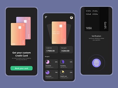 Credit Card App Concept app best best dribble shot best ui card clean credit card dribble best shot finance finance tech fintech funtech ui minimal mobile app money payment ui ui design ux ux design