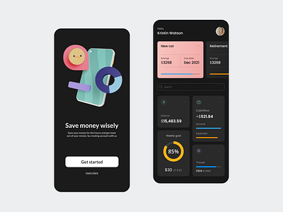 Savings app Concept