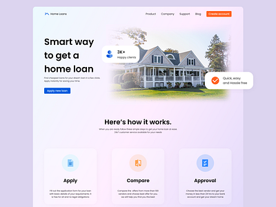 Home loan Landing page