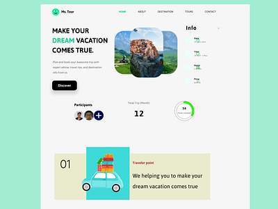 MS. Tour Web Design design graphic design ui web web design webdesign website
