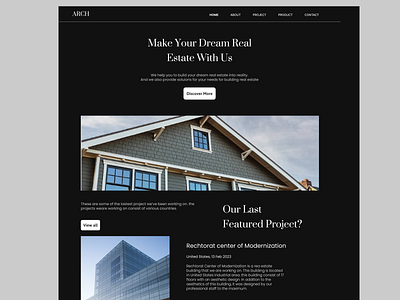 ARCH Web Design design graphic design ui web web design webdesign website