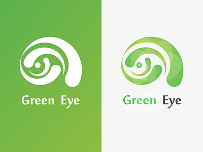 Green Eye Logo branding company logo eye green green eye icons logo uiux