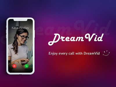 DreamVid app Banner advertisement banner banner ads banner design call creative design typography ui ui ux video