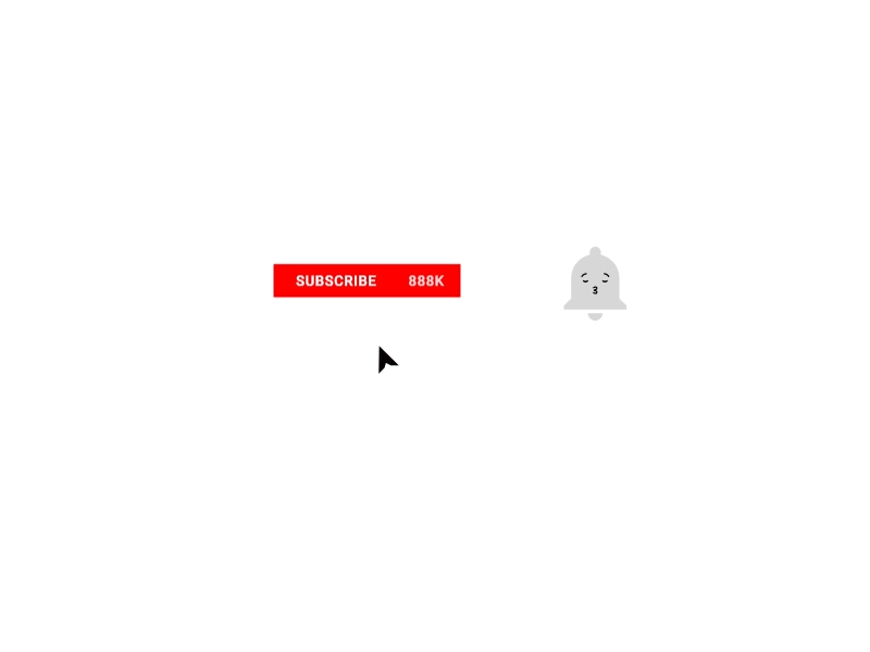 Youtube Subscribe Notification Animation