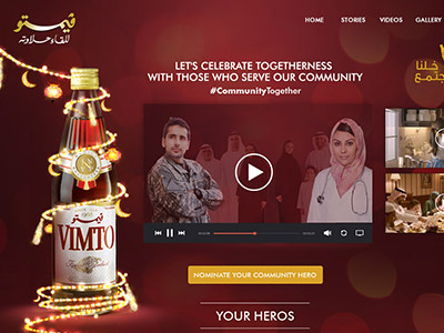 Vimto Let's Celebrate Togetherness Microsite a.azizdesigner abdulazizportfolio digitaldesigner facetoface togetherness campaign uaeagency uaedesign vimto vimto campaign vimto uae