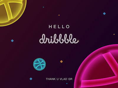 Hello Dribbble！ debut dribbble hello