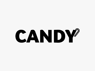 Candy logo for a candy shop. black and white logo brand graphic designer icon illustration logo logodaily logodesign logodesigner logodesignersclub vector