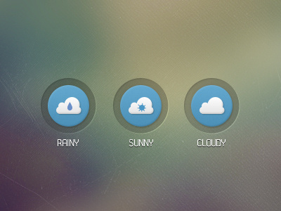 Weather icons