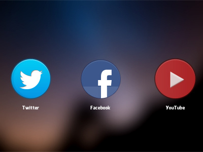 Social Icons Updated facebook icons social twitter youtube