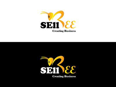 Sell Bee Modern Logo Design.