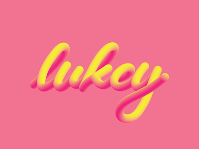 lukey·poo blend gradient gradients illustrator lettering ombre type typography typography art vector