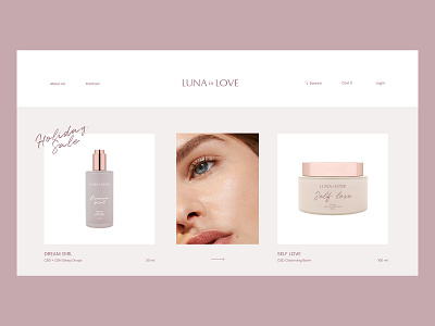 Skincare E-commerce Concept