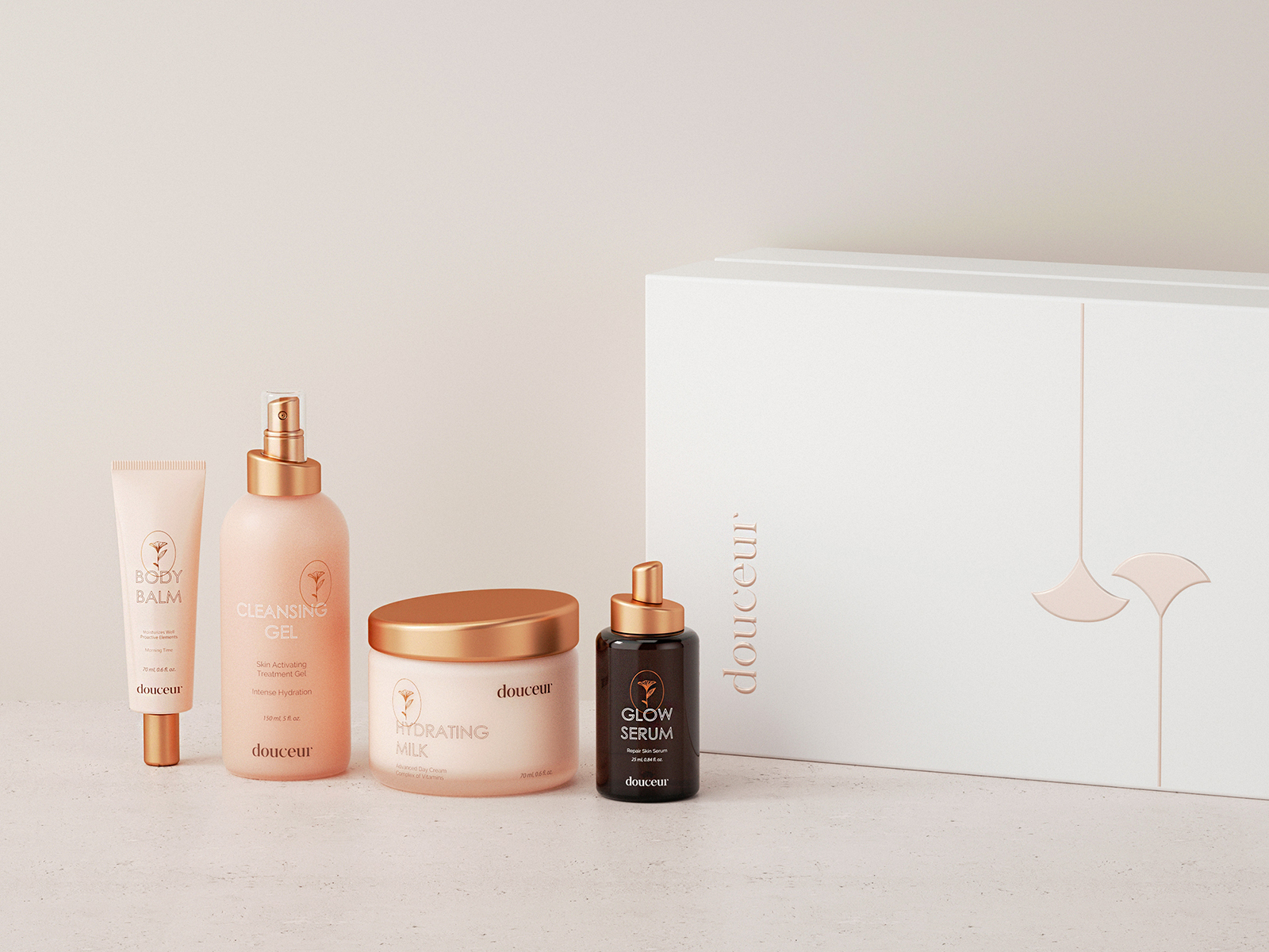 Beauty Packaging for Skincare Brand Douceur by Studio Stacie Co. on ...