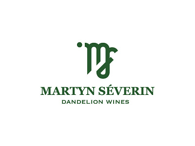 Martyn Severin - Logo alcohol branding concept flowers logo naming wine winery