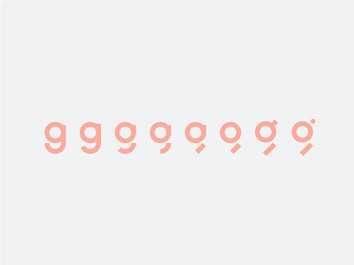 G glyph evolution branding g lettering logo text type typogaphy