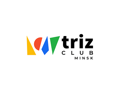 TRIZ Club MSQ branding branding design club community event geometric geometry graphic design logo logo design logos meetup triz type