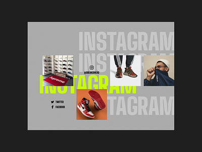 Sneakerhead Part 3 blogger design fashion instagram landing sneakerhead sneakers typography ui ux web