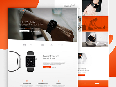 Smart Watch Landing Page